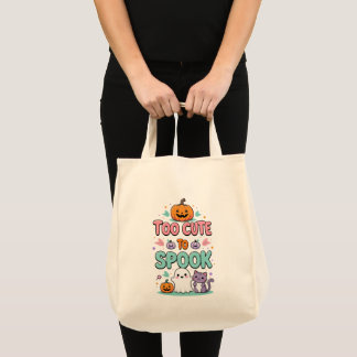 Tote Bag Trop mignon pour parler - Kawaii Pastel Halloween