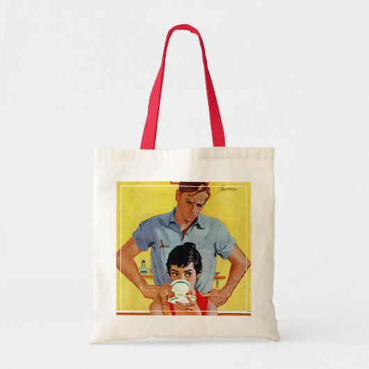 Tote Bag Trop Tard Pour Se Composer (Devant)