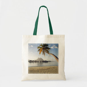 Tote Bag Tropical Beaches   Beach Huts, Bora Bora