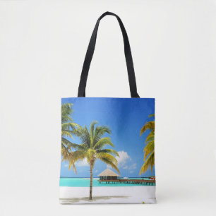 Tote Bag Tropical Beaches Island & Lagoon, Maldives