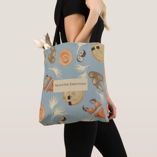 Tote Bag "Tropical Boho Getaway" (De près)