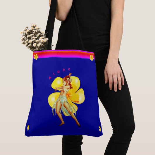 Tote Bag Tropical Carry all (De près)