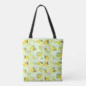 Tote Bag Tropical Citrus SUMMER Orange lemon Slice (Dos)