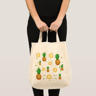 Tote Bag TROPICAL ÉTÉ Aiguille FRUITS motif de tranche