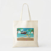 Tote Bag Tropical Family Beach Cruise Fun (Devant)