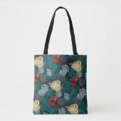 Tote Bag Tropical foncé (Devant)