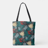 Tote Bag Tropical foncé (Dos)