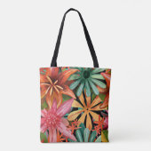 Tote Bag tropical/hawaïen/floral/fleur (Dos)