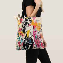 Tote Bag Tropical Sketch Duet