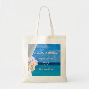 Tote Bag Tropical Summer Palm Beach Mariage Faveur
