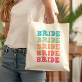 Tote Bag Tropical Sunset Bride Gradient Élégant Super
