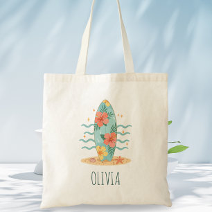 Tote Bag Tropical Surfer – Rêves d'Hibiscus