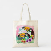 Tote Bag Tropical Toucans  (Dos)