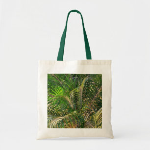 Tote Bag Tropique des contours de palmiers clairs du couche