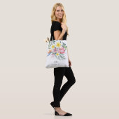 Tote Bag Tropiques Florales (Sur le modèle)