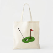 Tote Bag Trou de golf avec drapeau (Devant)