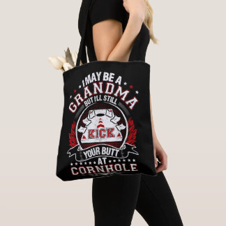 Tote Bag Trou de maïs drôle grand-mère corn hole