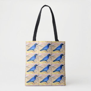 Tote Bag troupeau noir de corbeau