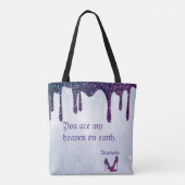 Tote Bag Trous de séquence violet (Dos)