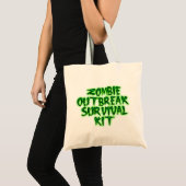 Tote Bag trousse de survie de manifestation de zombi (Devant (produit))