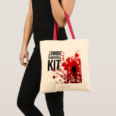 Tote Bag TROUSSE DE SURVIE de ZOMBI - fourre-tout (Devant (produit))