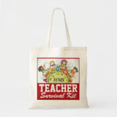 Tote Bag Trousse de survie pour les enseignants (Devant)