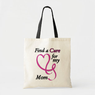 Tote Bag Trouver un remède/coeur/maman...Cancer du sein