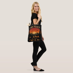 Tote Bag Trouvez la paix dans la nature
