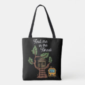 Tote Bag Trouvez-Moi Dans La Forêt (Dos)