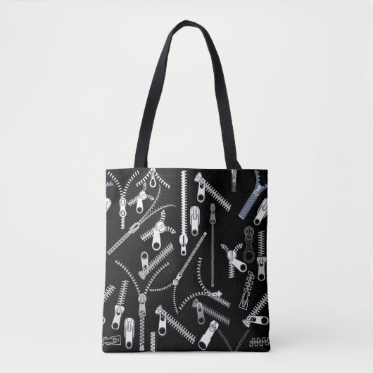 Tote Bag Trouvez vos zippers.bx4 Black BG (Devant)
