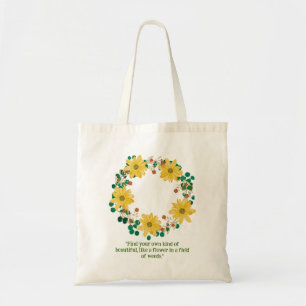 Tote Bag Trouvez votre propre chemise bohémienne jaune