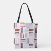 Tote Bag Trucs de pinceau colorés (Dos)