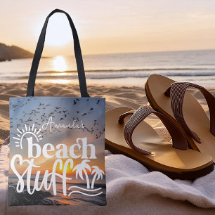 Tote Bag "Trucs de plage" personnalisés