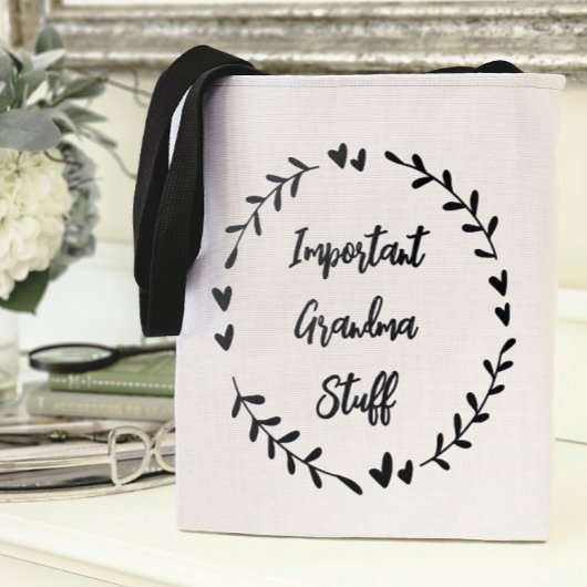 Tote Bag Trucs Importants de Grand-Mère