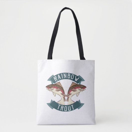 Tote Bag truite arc-en-ciel (Devant)