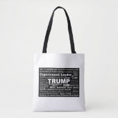 Tote Bag Trump 2020 pourquoi je vote pour l'atout 2020 (Devant)