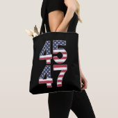 Tote Bag Trump 2024 45 47 (De près)