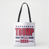 Tote Bag Trump 2024 : Retour de l'Amérique (Devant)