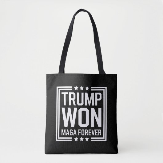 Tote Bag Trump a gagné la 47e élection présidentielle améri (Devant)