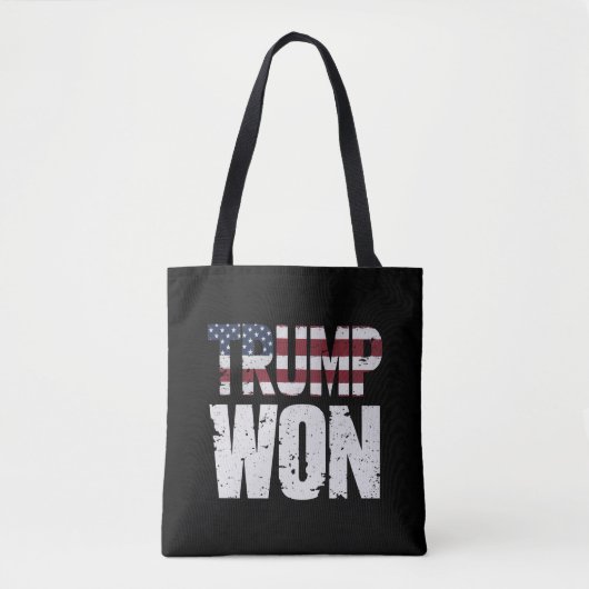 Tote Bag Trump a gagné la 47e élection présidentielle améri (Devant)