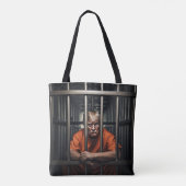 Tote Bag Trump en prison (Dos)