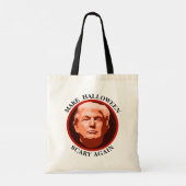 Tote Bag Trump fait de l'Halloween un coup de semonce effra (Dos)