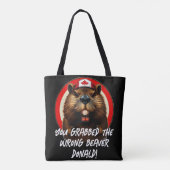 Tote Bag Trump, le Canadien "Mauvais Castor Donald" (Dos)