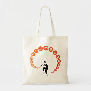 Tote Bag Trumpet cool Jazz Musique Jaune Orange Jaune