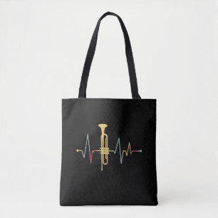 Tote Bag Trumpet Hearbeat