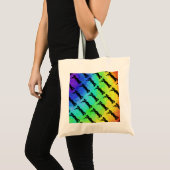 Tote Bag Trumpet New York Boogie Nights Rainbow (Devant (produit))