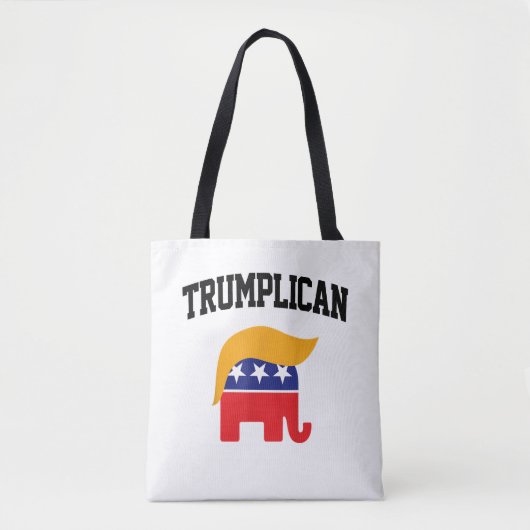 Tote Bag Trumplican Trump soutient (Devant)
