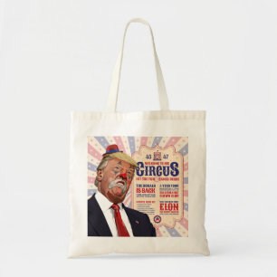 Tote Bag Trump's Clown Show Circus - Design Poster vintage