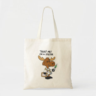 Tote Bag Trust me! i´m á doctor   choose background color