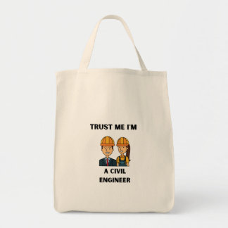 Tote Bag trust me i'm a civil engineer